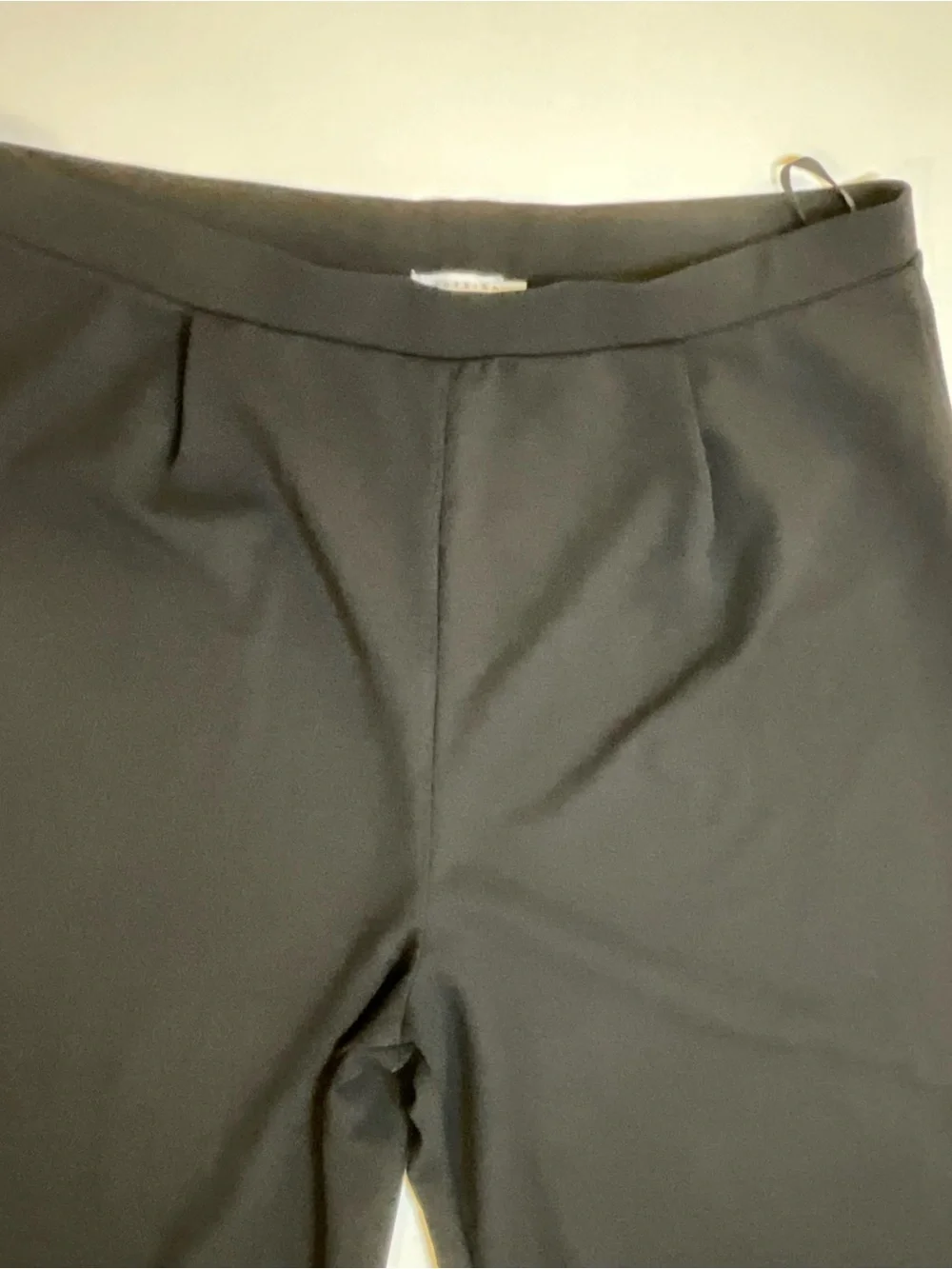 ASOS DESIGN Black High Waist Wide Leg Trousers Size 14 - Picture 5 of 6